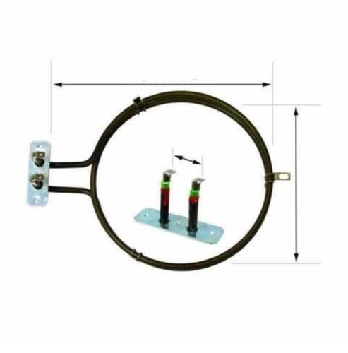 Dietrich 2500w fan oven - fan,