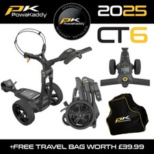 PowaKaddy CT6 Electric Golf Trolley 18 Hole Lithium - NEW! 2025