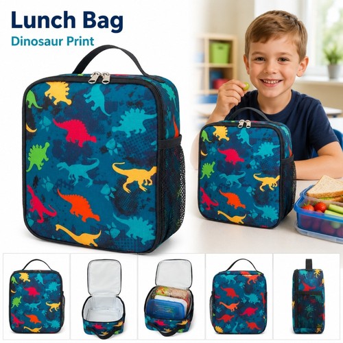 Dinosaur lunch bag insulated - lunch,