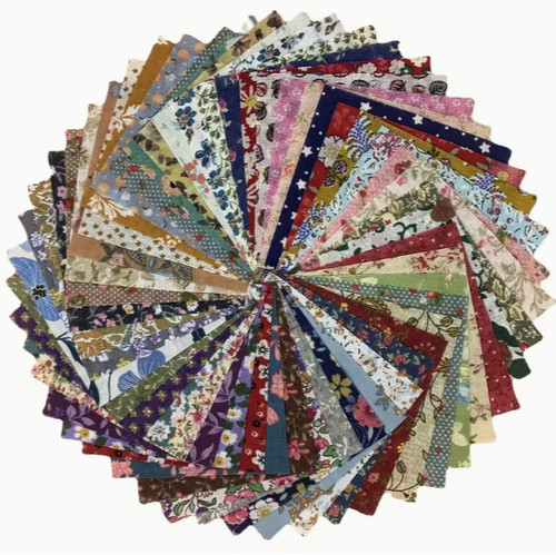 Charm pack pre cut - 50, x