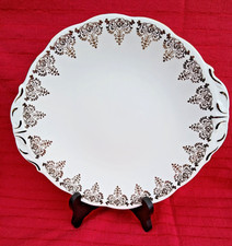 Vintage Queen Anne English Fine Bone China Cake or Sandwich Plate Excellent 5027