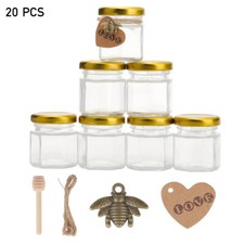 45ml Clear Glass Mini Jam Jars