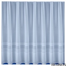 Hudson White Net Curtains - Free Next Day Delivery - Sold By The Metre