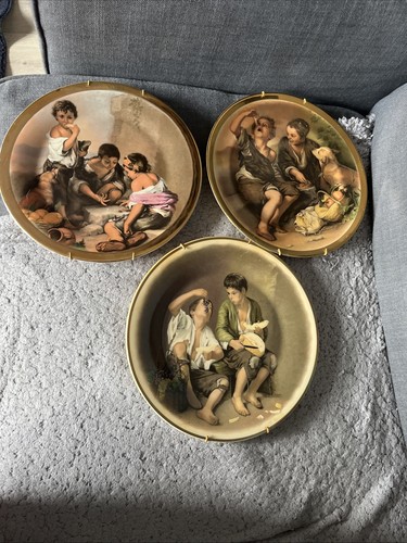 Three beggar boy plates - beggar,