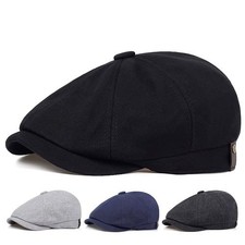 8 Panels Newsboy Flat Cap Mens