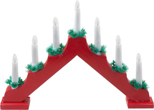Led wood candle bridge - 7,