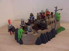 Playmobil KNIGHTS CASTLE Small Play Set Comes with 6 Figures and Cannon  [BT5]