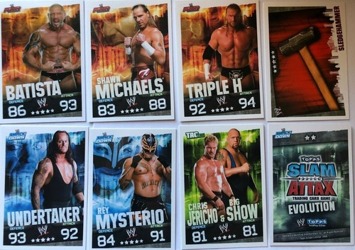 Slam attax evolution - attax, wwe