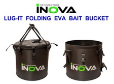 INOVA LUG-IT FOLDING EVA BAIT BUCKET LUGWORM RAGWORM SEA FISHING BASE STATION