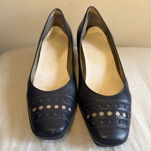Van dal slip - navy, low