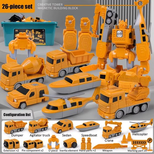 35pcs magnetic transform - magnetic,