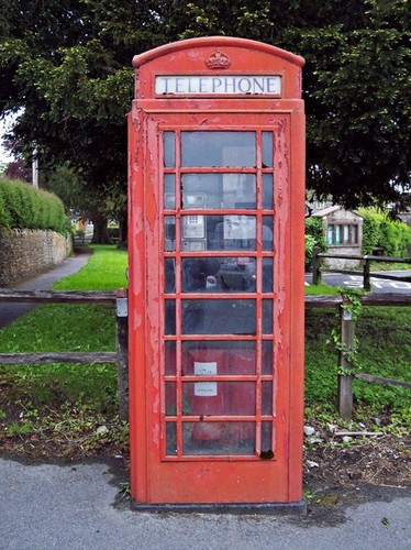 Photo red phone box maiden - photo,
