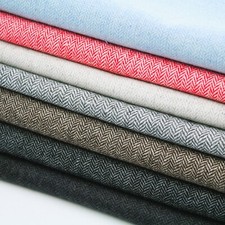 Herringbone Tweed  50% Wool Blend Upholstery Fabric Sofa Cushion  Armchairs