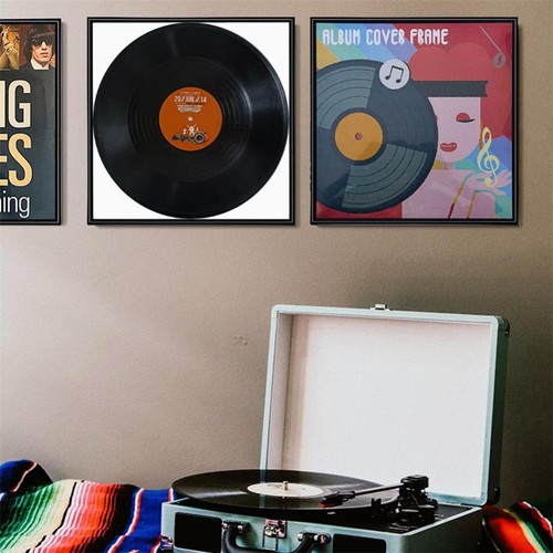 Vinyl record frame wall - 12",