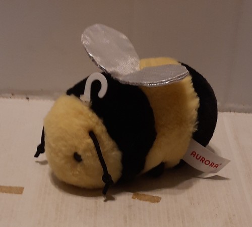 Aurora bumble bee soft toy - soft,