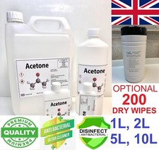 Acetone Nail Polish Glue Acrylic Nail Tips UV Gel Remover Soak Off + DRY WIPES