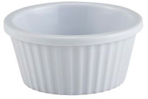 Melamine fluted ramekins white - fluted,