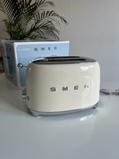 Smeg TSF01CRUK 2-Slice Toaster – Cream Excellent Condition –Fully Working (Mint)