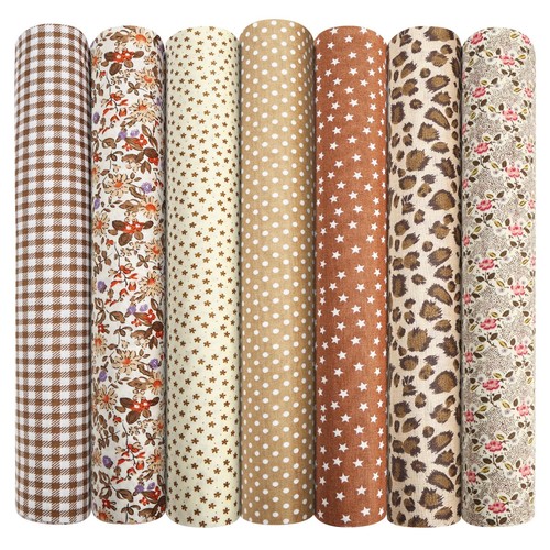 7pcs fat quarters fabric - 7pcs,