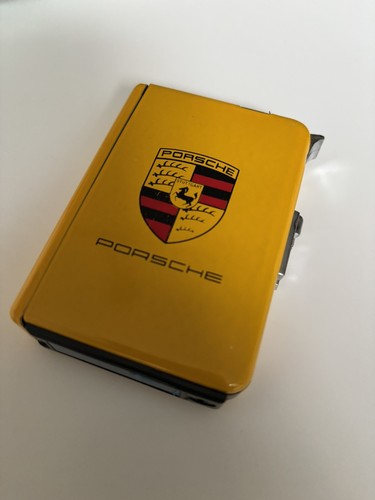 Vintage porsche style yellow - vintage,