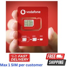 1 x  Vodafone Sim Card –