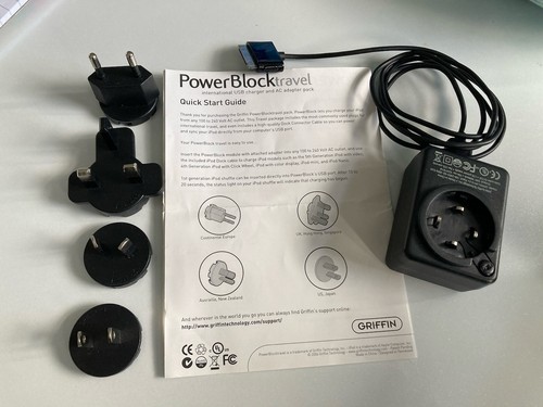 Griffin powerblock travel usb - griffin,