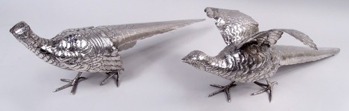 Antique pheasants game - pheasants, birds
