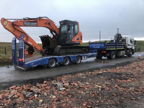 Grab lorry plant - plant, demolition