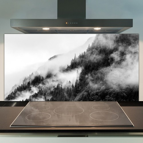 Glass kitchen splashback tile - glass,