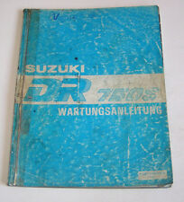 Workshop Manual Suzuki DR 750