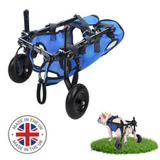 Small Dog Wheelchair, Adjustable Wheels, Lightweight Hind Legs Cat Puppy