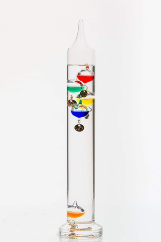 Tall galileo thermometer - 11",