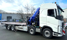 NEW BUILD VOLVO FH 8X2 TRUCK HIAB LIFTING FLAT BED HYDRAULIC PM70528 CRANE LORRY