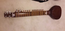 Electric Sitar With Case,led, Amplifier With Record Function.