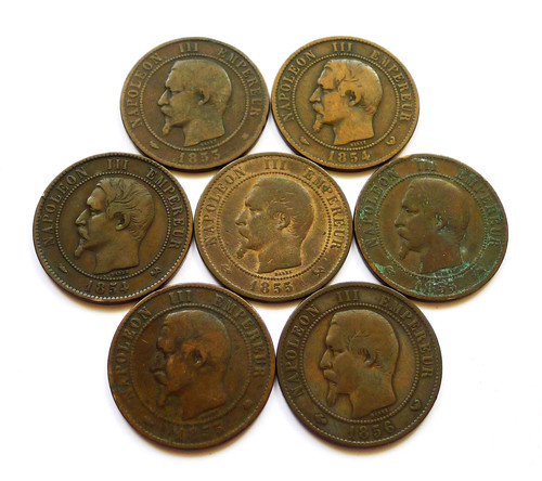 France centimes lot 7 - france, x
