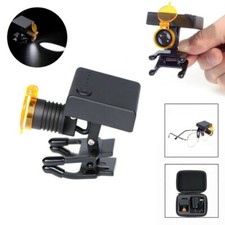 3W Wireless Dental LED Headlight with Filter for Medical Binocular Loupes Glass