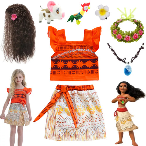 Kids girls moana princess - kids,