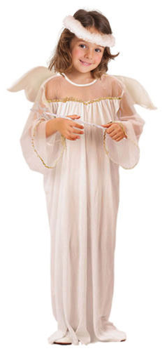 Girls white angel fairy - white,