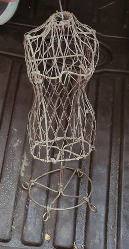 Miniature wire dress - wire,