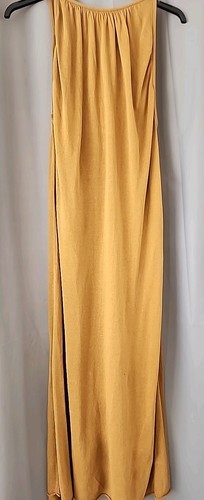 Zara linen blend maxi dress - blend,