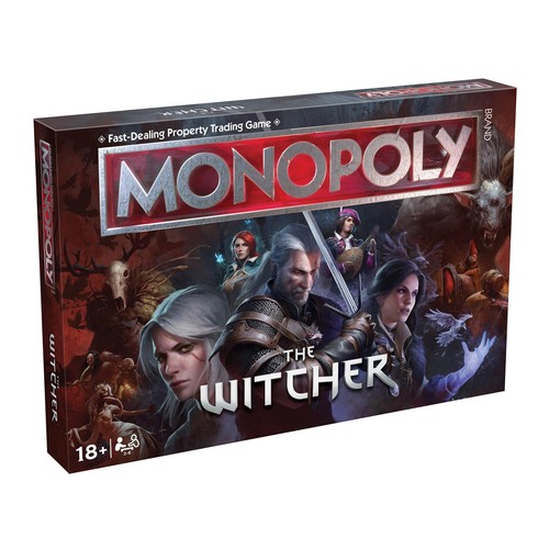 The witcher monopoly board - the,