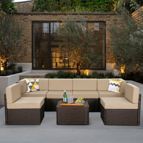 Pieces patio sofa - pieces,