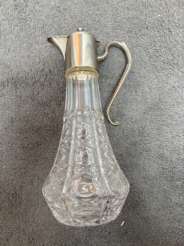 Vintage pressed glass claret - glass,