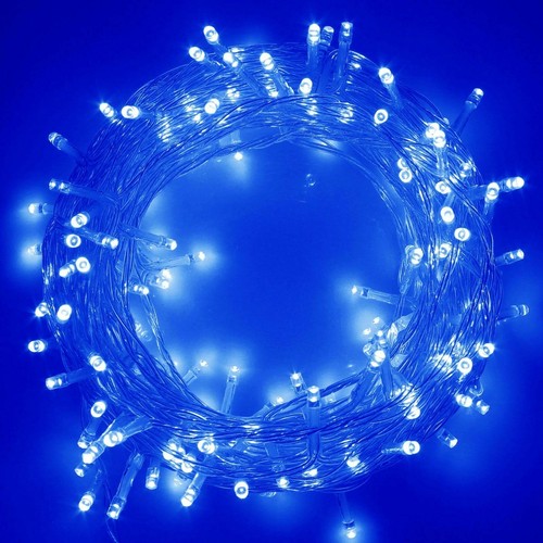 White christmas tree with blue - tree,