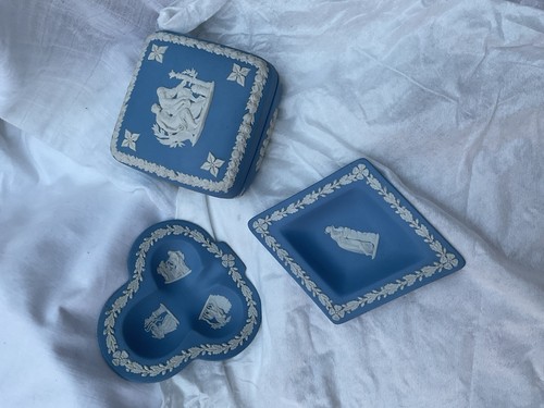 Blue and white - and, wedgewood