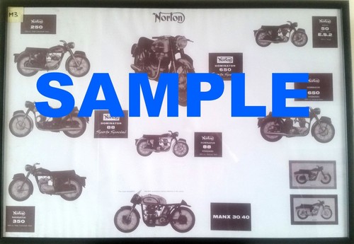 Norton motorcycle poster - motorcycle,