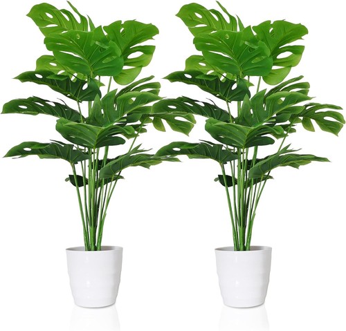 2pcs artificial monstera tree - 2pcs,