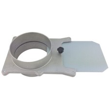 CHARNWOOD Aluminium Shut Off Blast Gate 150mm (6") Dia. connections