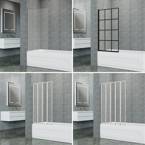 Over bath shower screen 4mm - shower,