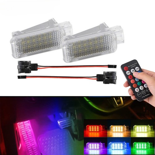 Rgb led courtesy door - courtesy, glove